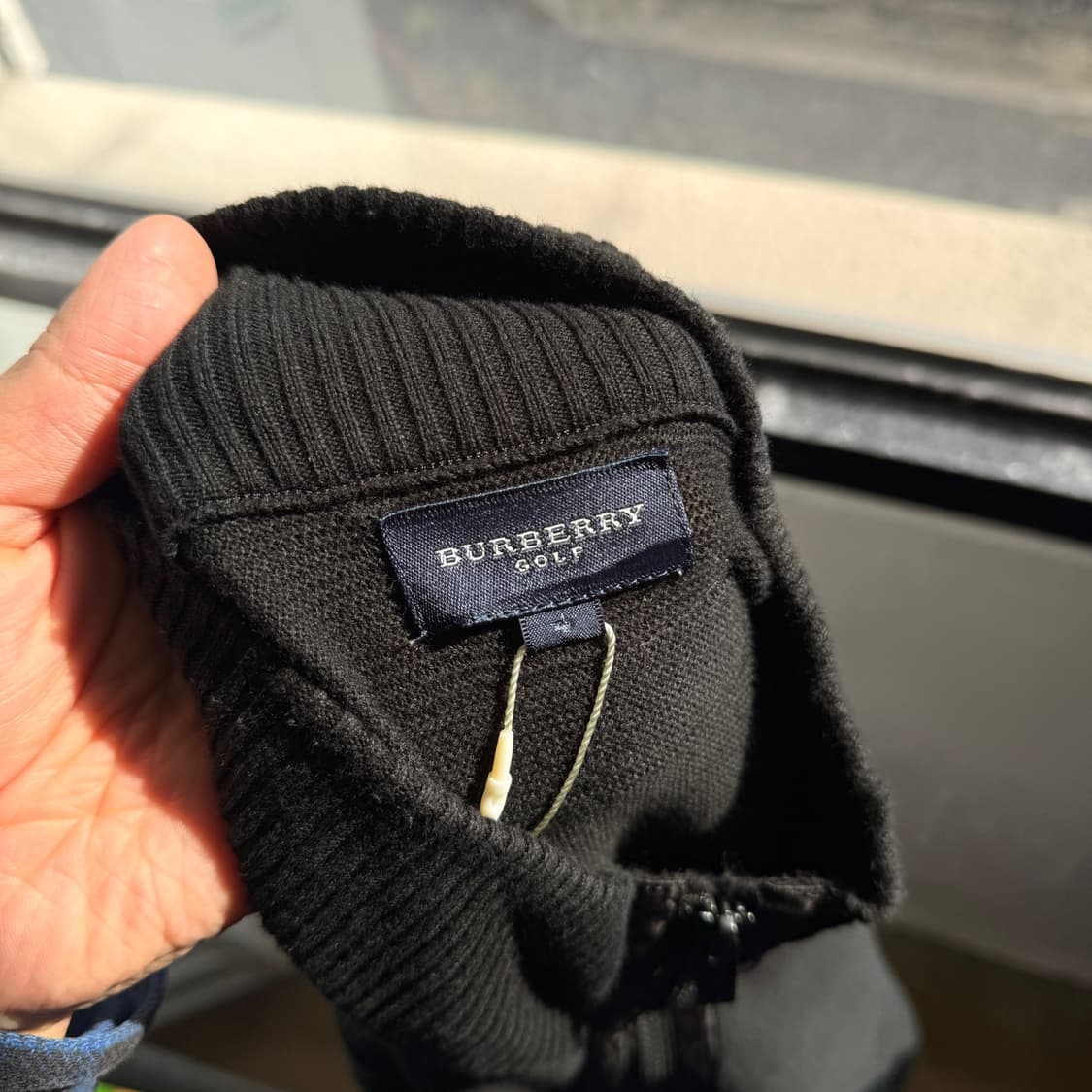 버버리 골프 코튼 혼방 라이트 니트 집업 상품이미지8