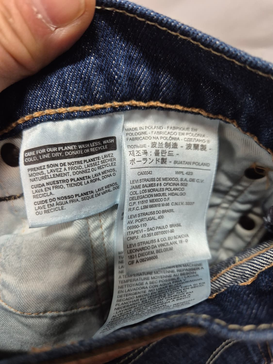 리바이스 511 데님 팬츠 상품이미지5