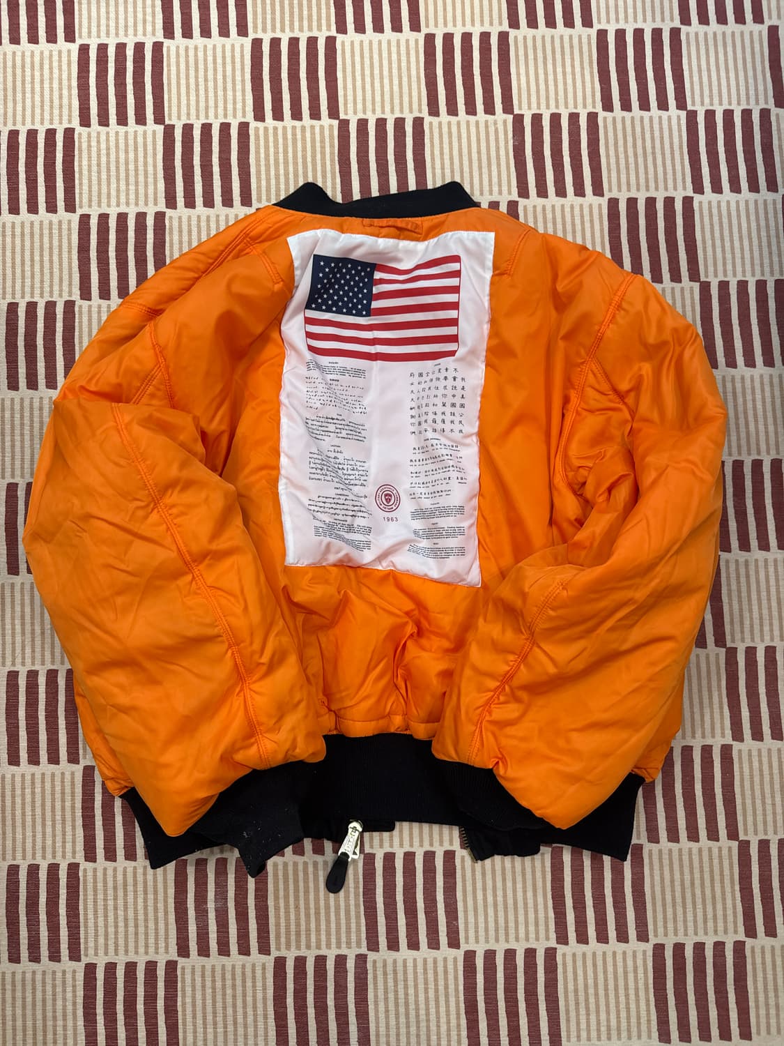 알파인더스트리 MA-1 블랙 3XL (120)  상품이미지2
