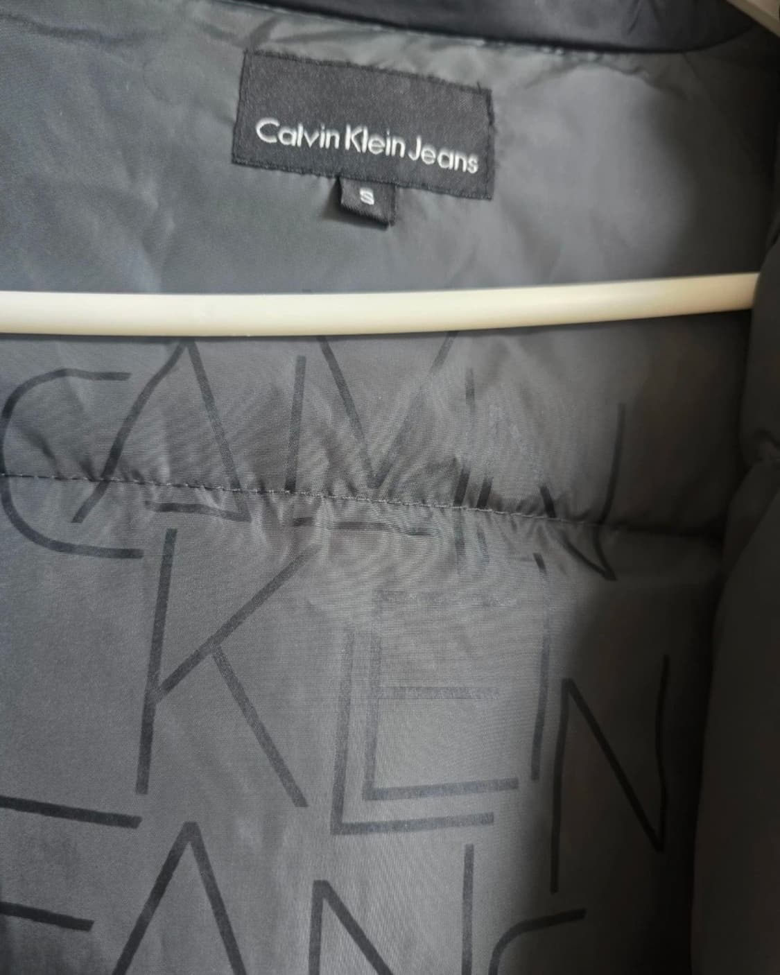 켈빈클라인 라쿤털 패딩 봄버점퍼 S 상품이미지6