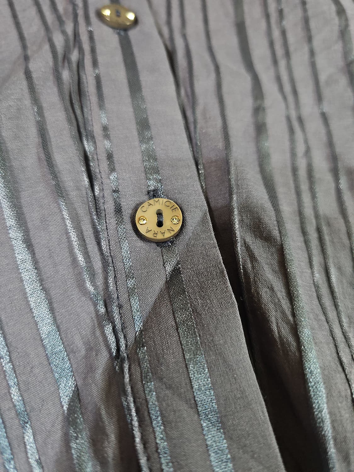 [1] naracamic 나라카미체 스트라이프 셔링 7부 셔츠 상품이미지4