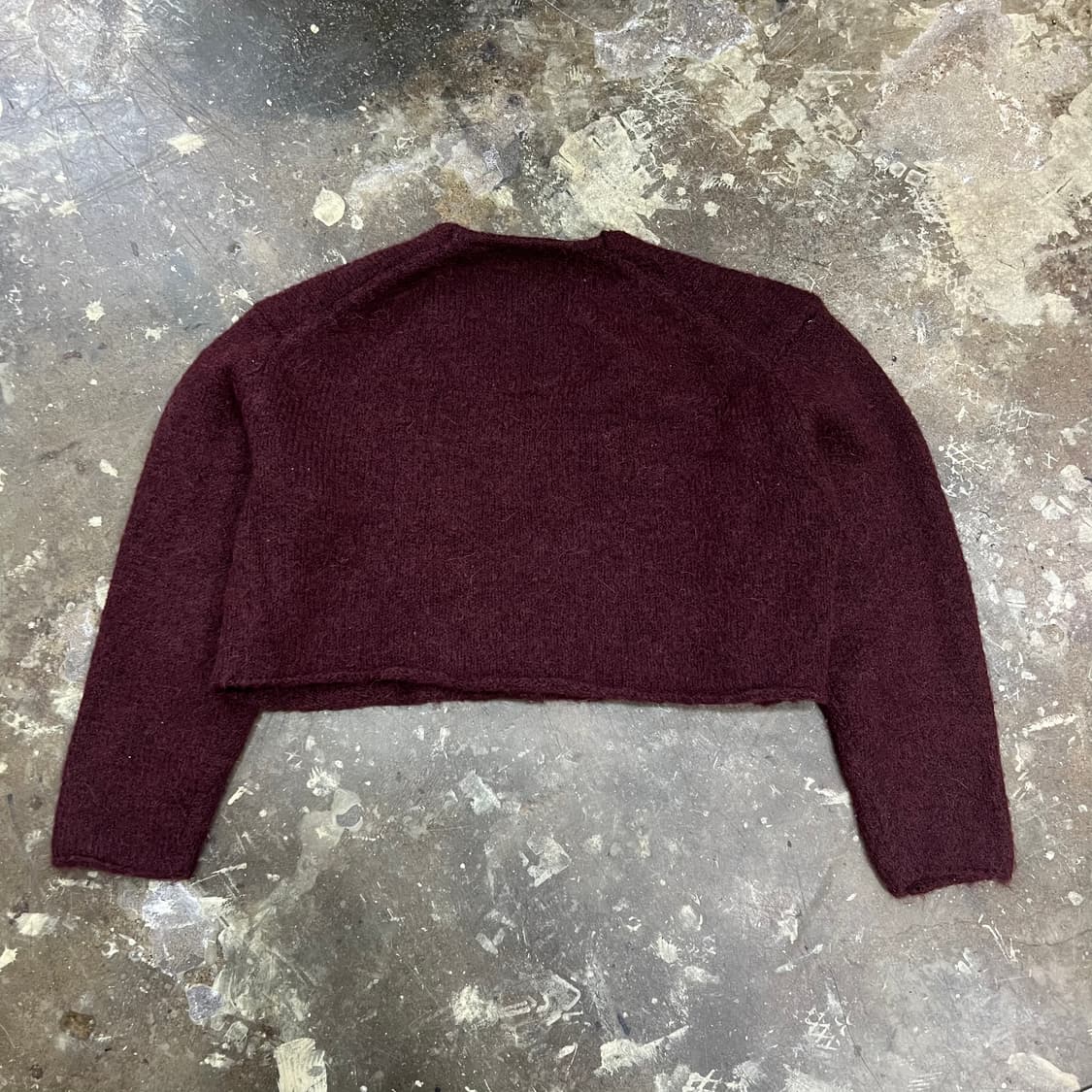 M) ZARA 자라 크롭 브이넥 니트 스웨터 상품이미지3