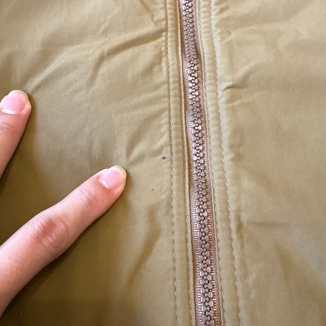 90년대 생산 llbean 엘엘빈 브라운 웜업 자켓  상품이미지4