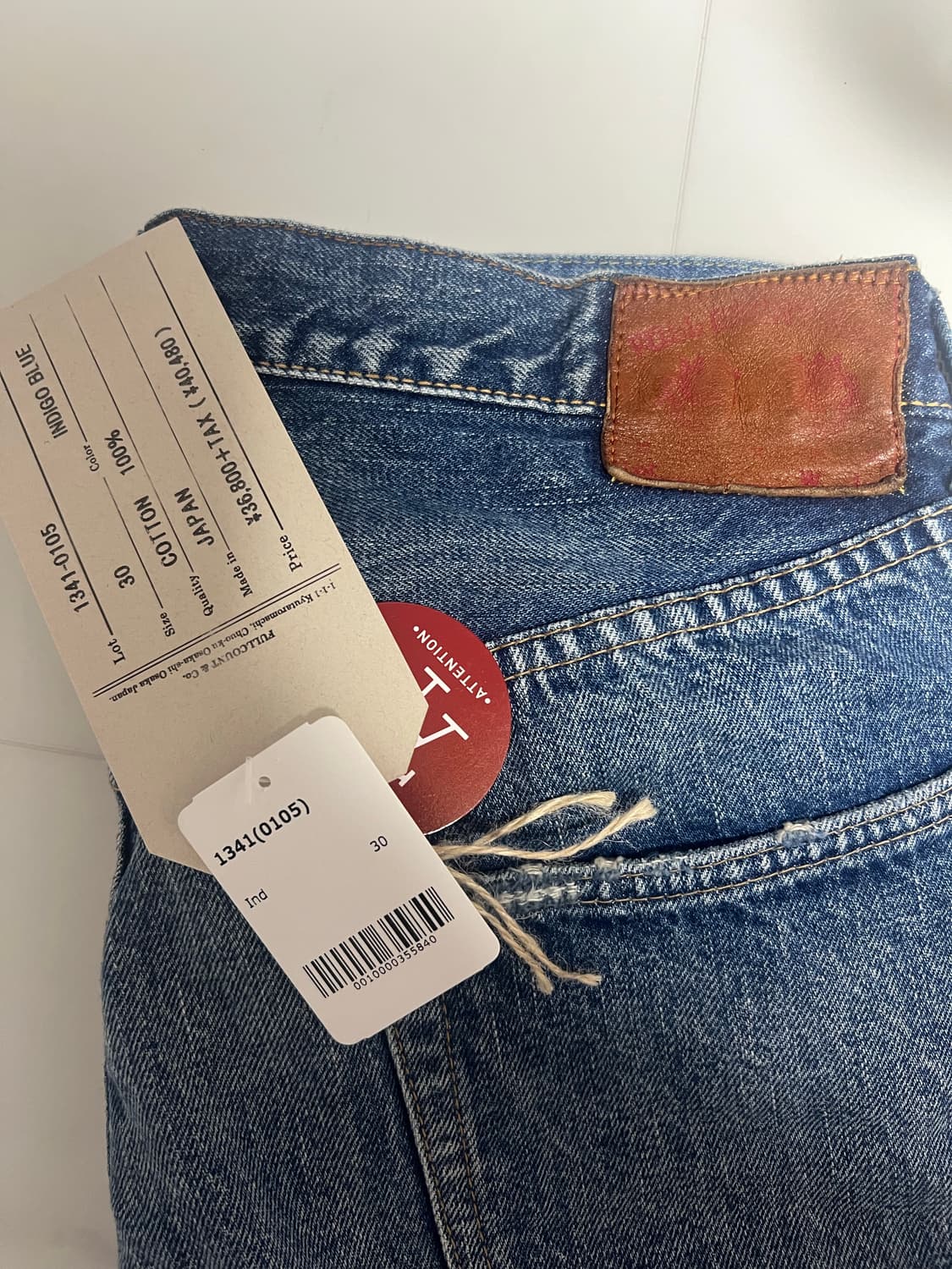 풀카운트 1341-0105 다트포드 워싱진 상품이미지1