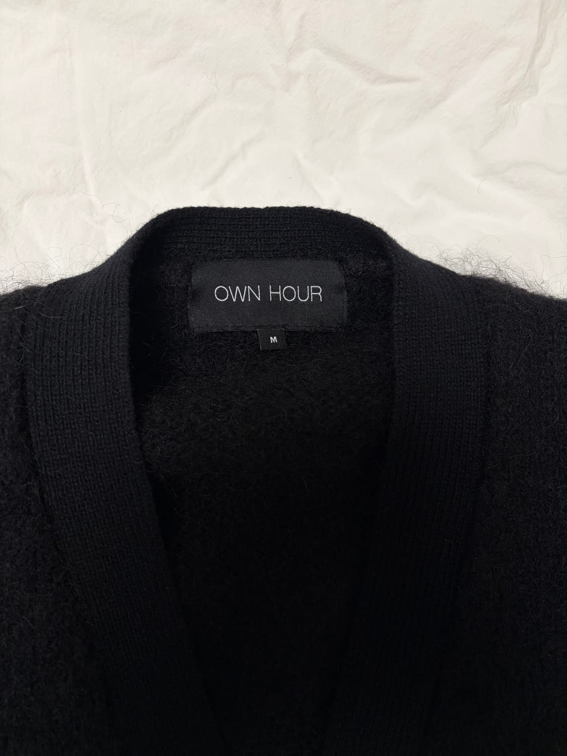 OWN HOUR 블랙 가디건 M 김현우 상품이미지2