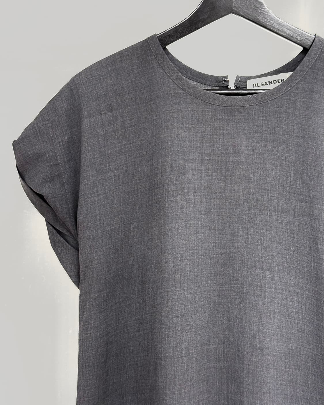 질 샌더 그레이 자카드 원피스 상품이미지3