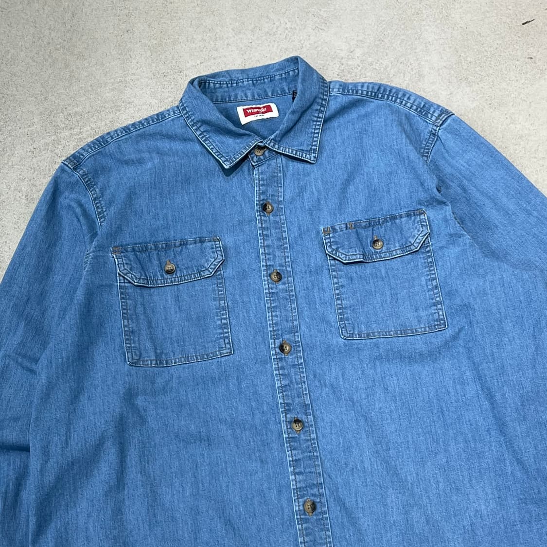 랭글러 워크 데님셔츠 s10507 상품이미지3