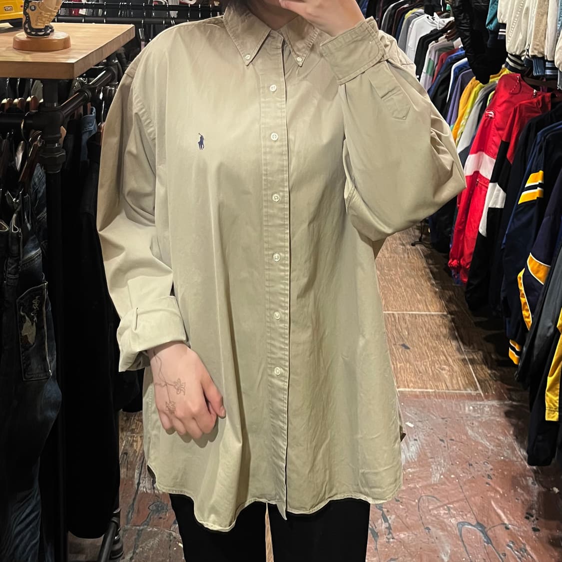 [HI] 폴로 셔츠 베이지 상품이미지1