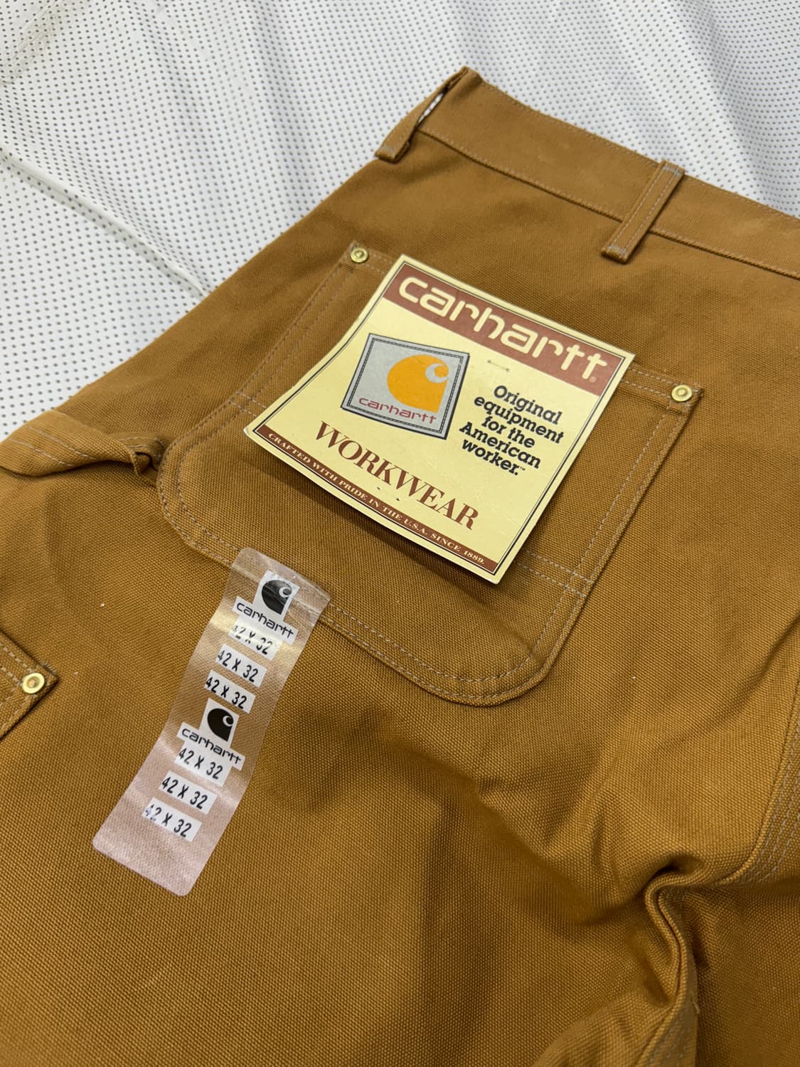 95년 칼하트 빈티지 더블니 새제품 42*32 상품이미지3