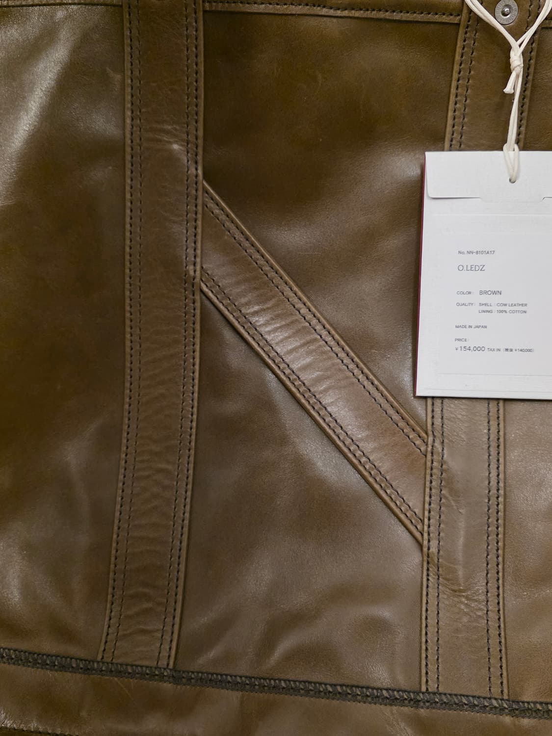 새제품 택포145만)26ss나이스네스 O.ledz브라운 Ebisu에디션 상품이미지3