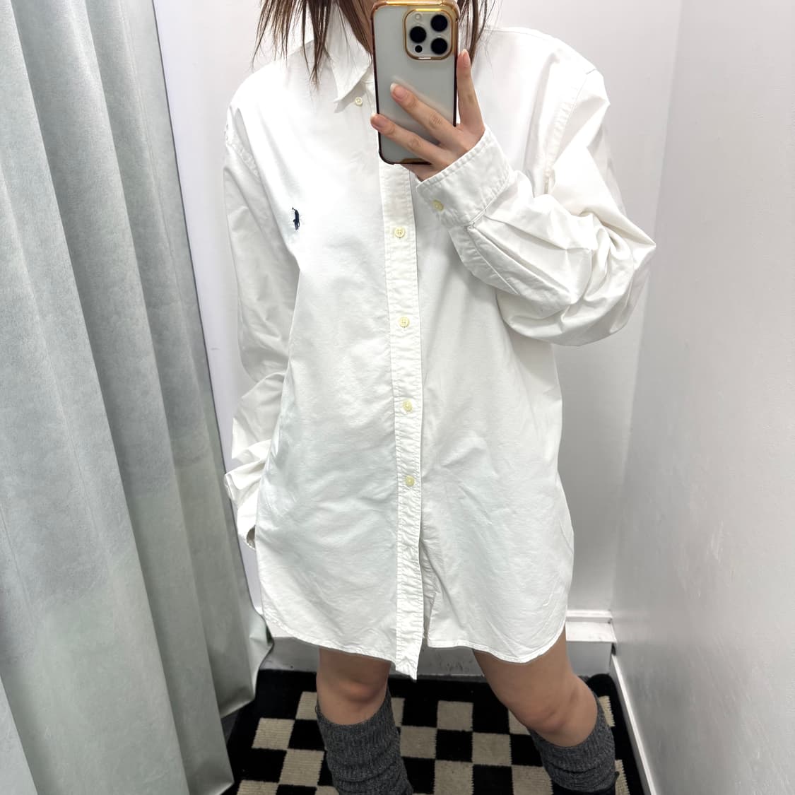 랄프로렌 클래식핏 화이트 셔츠 상품이미지2