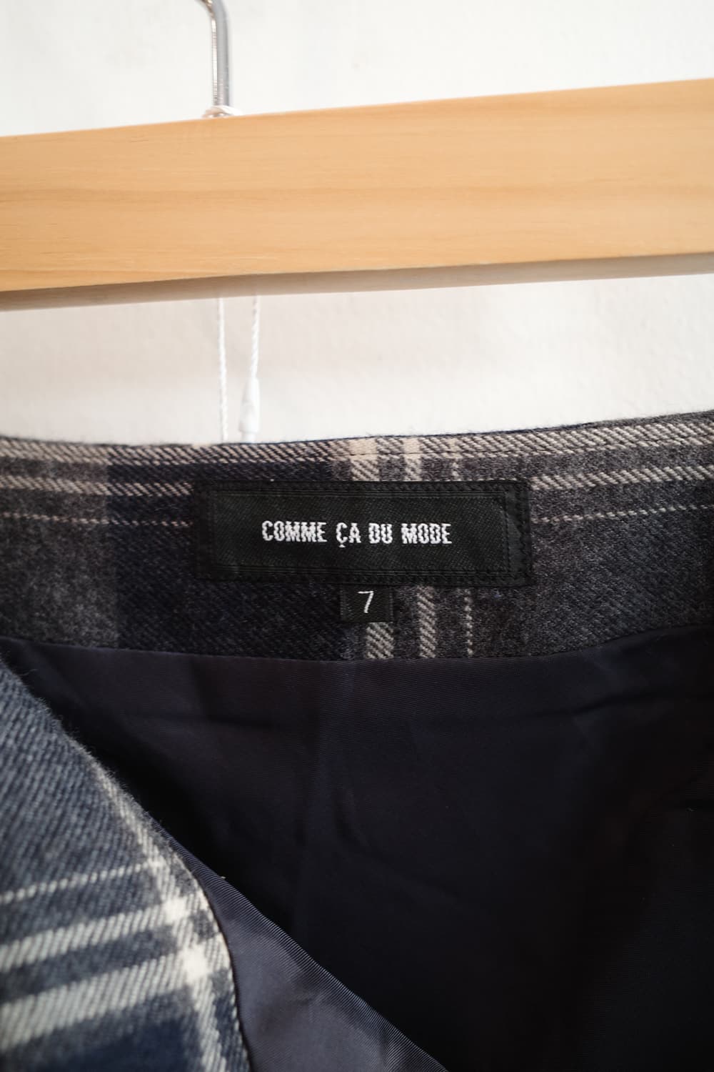 COMME CA DU MODE 울 패턴 스커트 (25인치) 상품이미지3