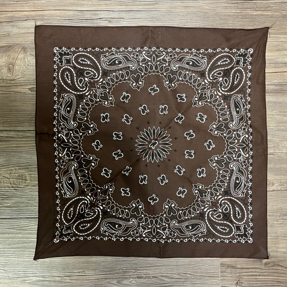 클래식 페이슬리 반다나/스카프(코코아) 상품이미지4