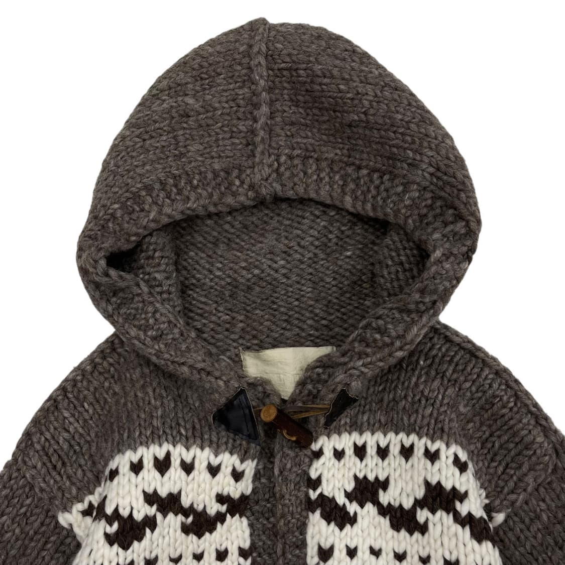 90s 캐나다산 빈티지 떡볶이 리얼 후디 코위찬 상품이미지5