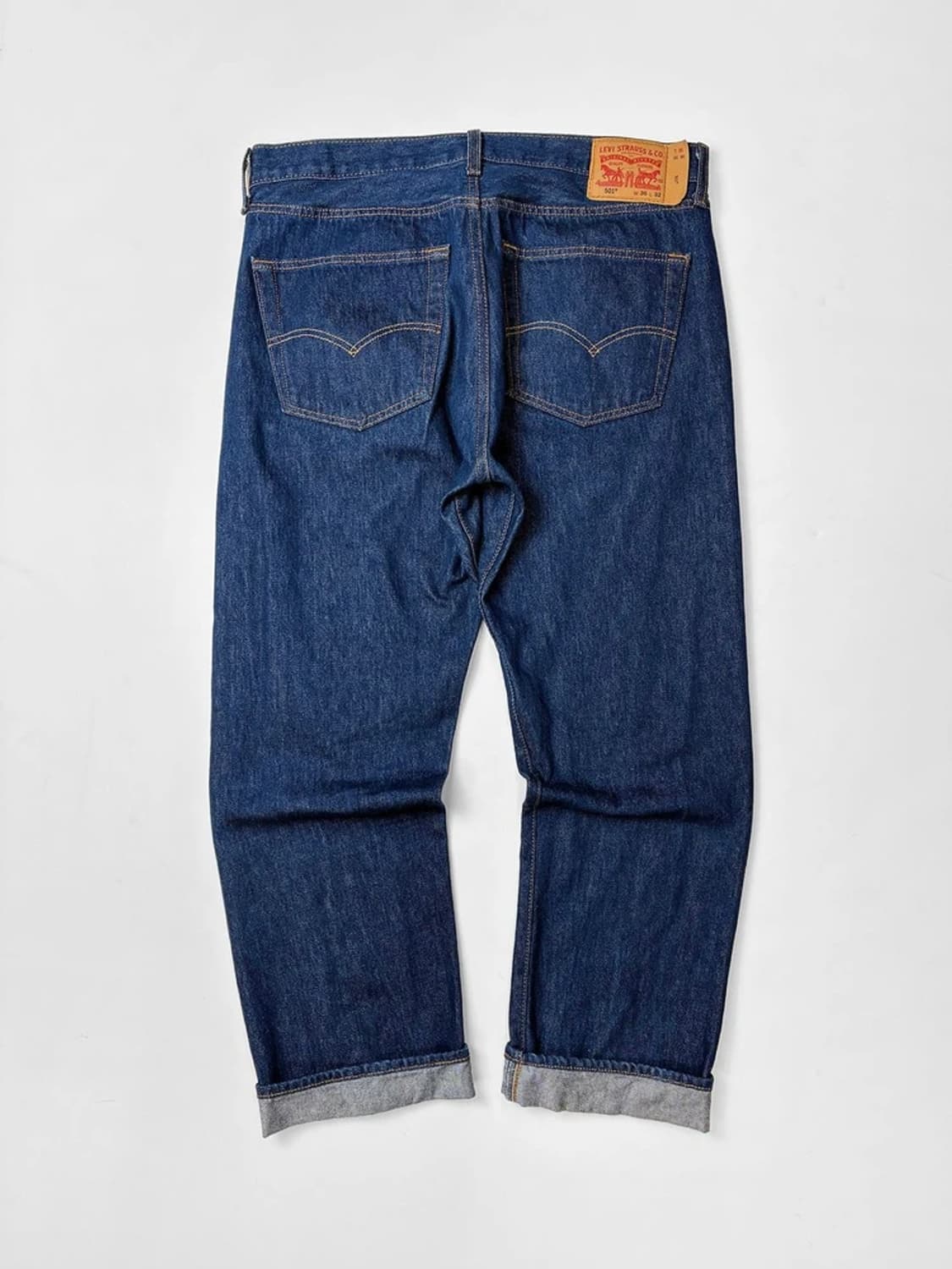 리바이스 501 스트레이트 롤업 데님 팬츠 PN5354 상품이미지5