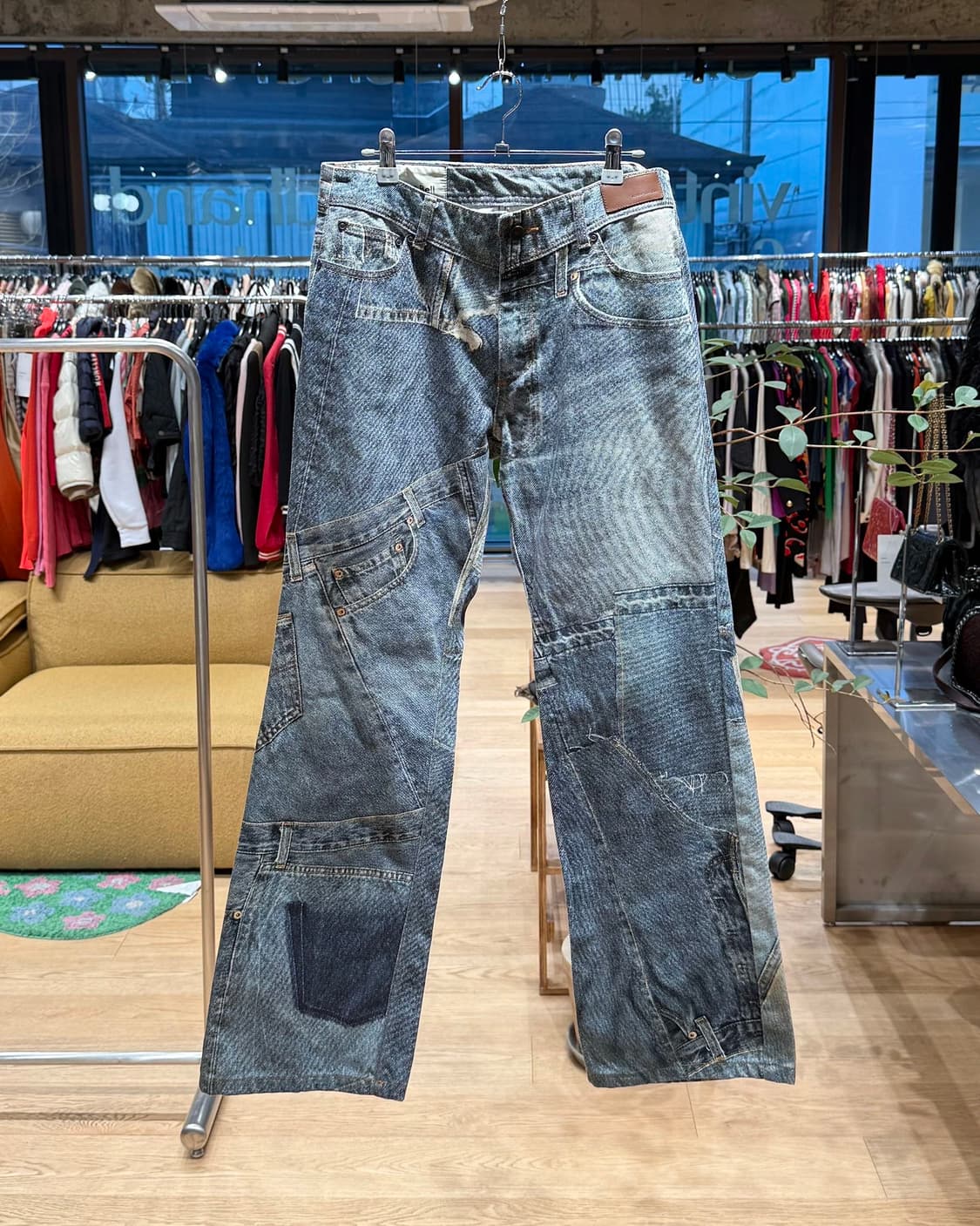 앤더슨벨 데님 빈티지 리워크 팬츠  상품이미지1