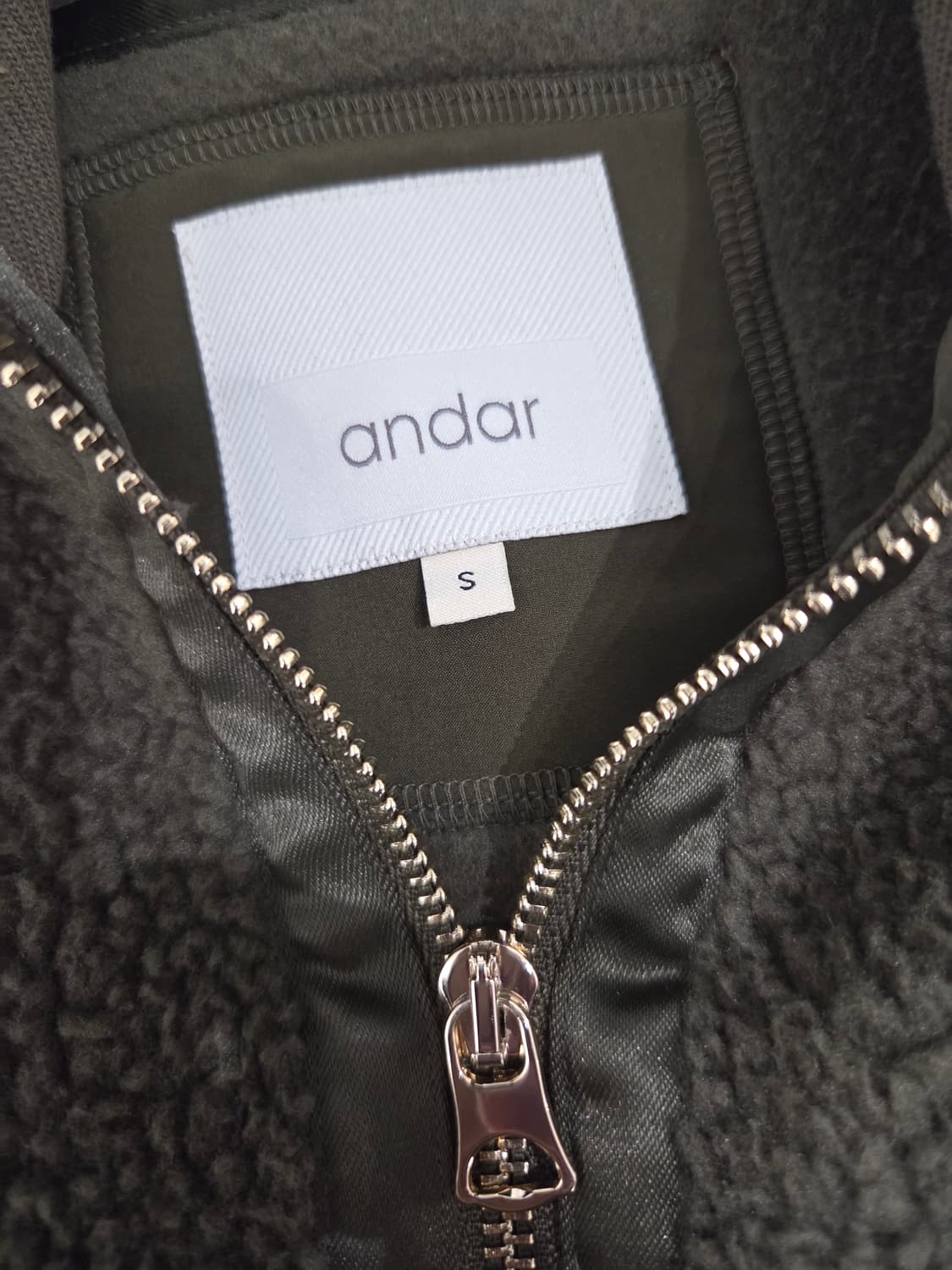 안다르 셰르파 플리스 하프 집업_S 상품이미지4