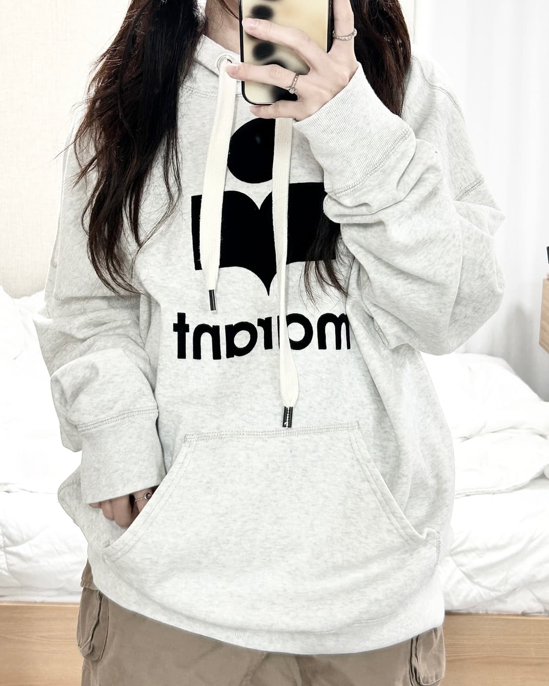 이자벨마랑 빅로고 후드 상품이미지2