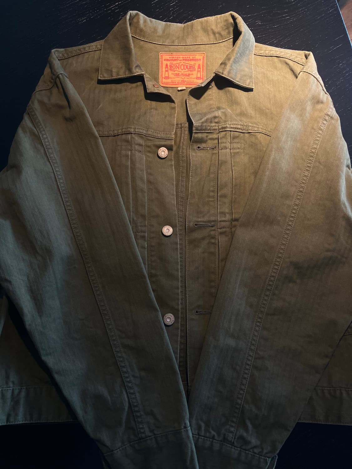 본쿠라 1st 해링본 자켓 40 상품이미지1