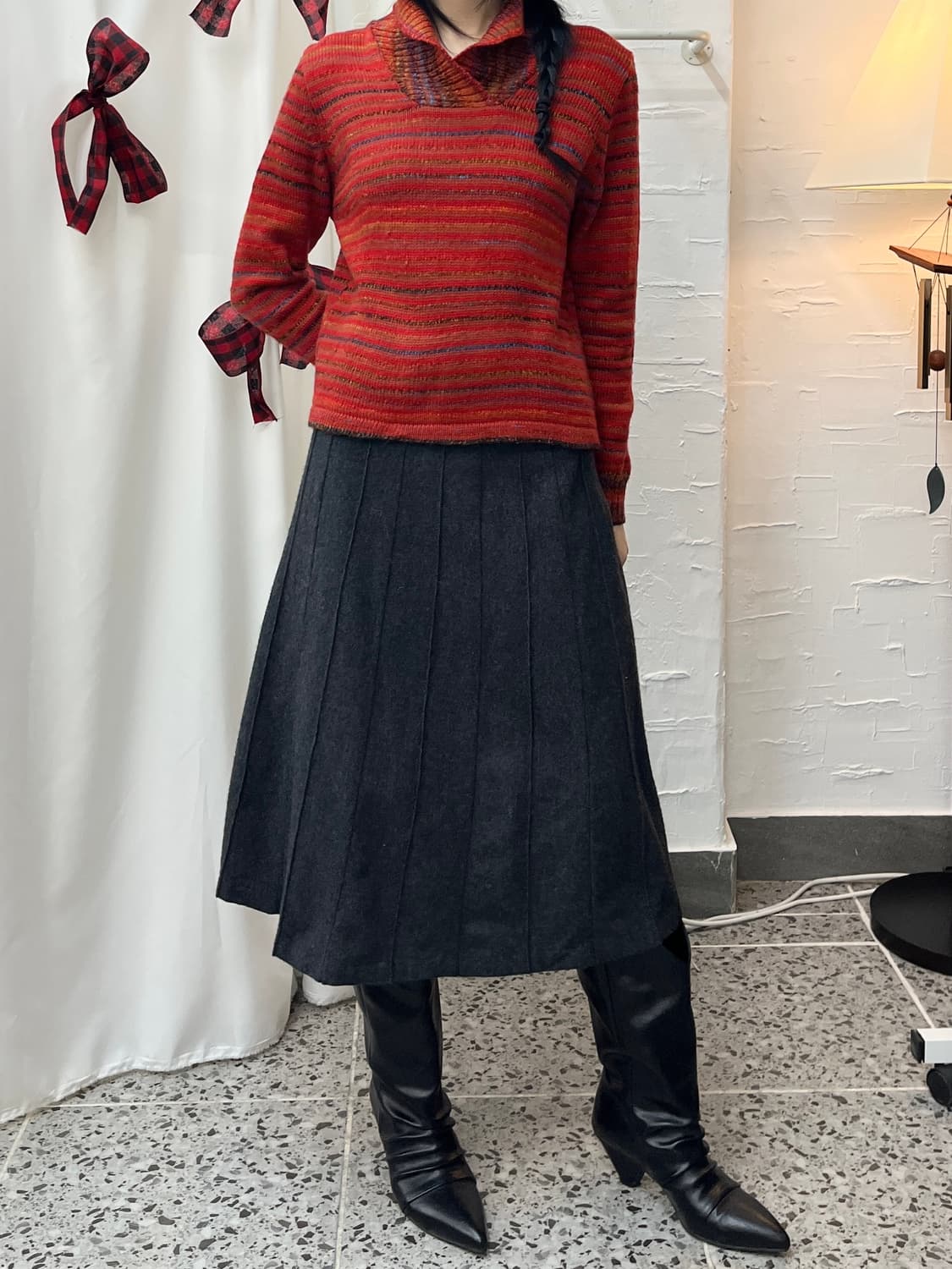 canyon red sweater 상품이미지2