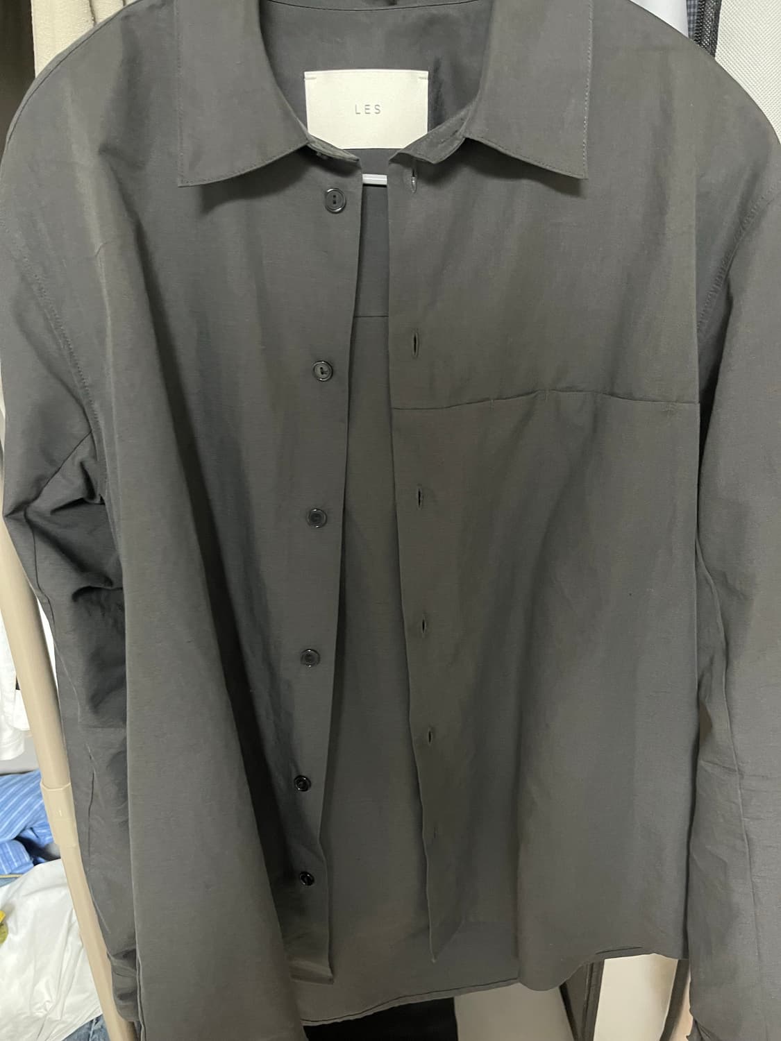 pin shirt 차콜 [1] 상품이미지2