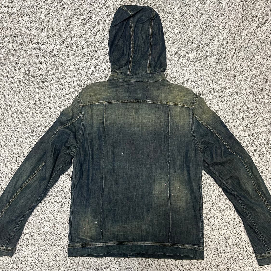 Diesel Washed Denim Hood Jacket 상품이미지5