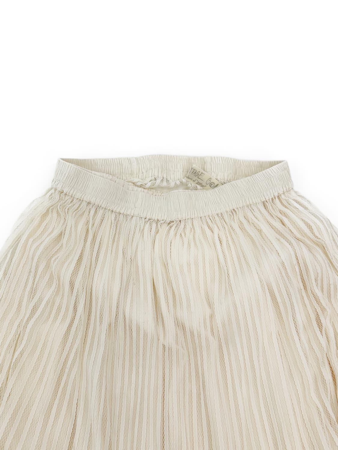Goa Pleated Bending Lace Skirt /Os 상품이미지4