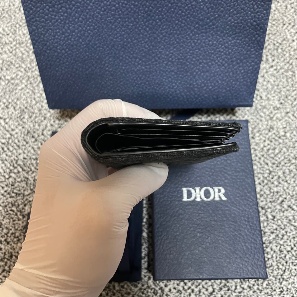 디올 오블리크 오거나이저 블랙 [OS] 상품이미지4