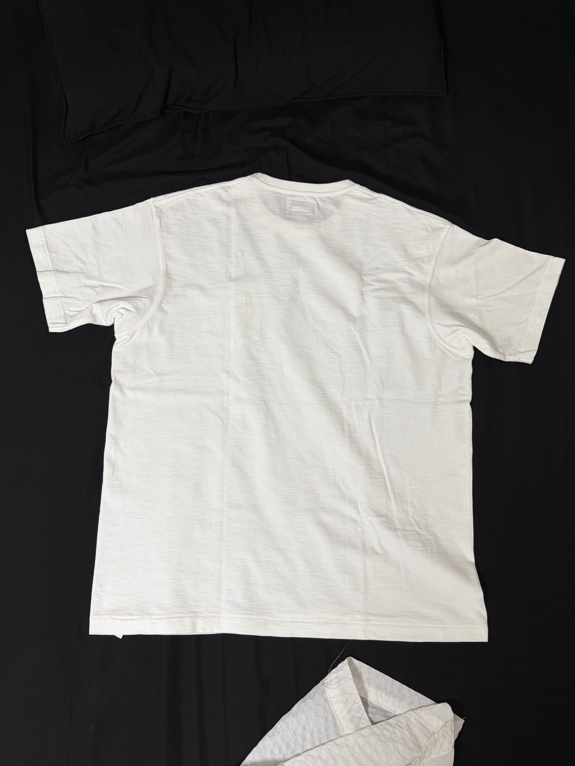 새상품) 브론슨 USA Cotton 루프휠 튜블라 포켓 티셔츠 화이트 X 상품이미지2