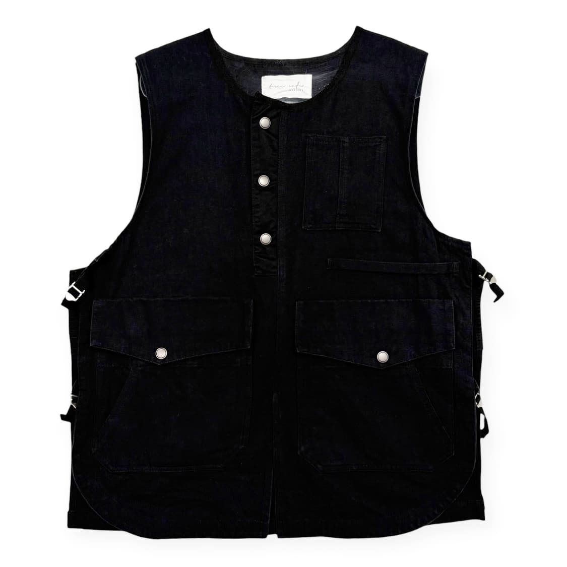 빈티지 패턴 풀오버 베스트 조끼 상품이미지1