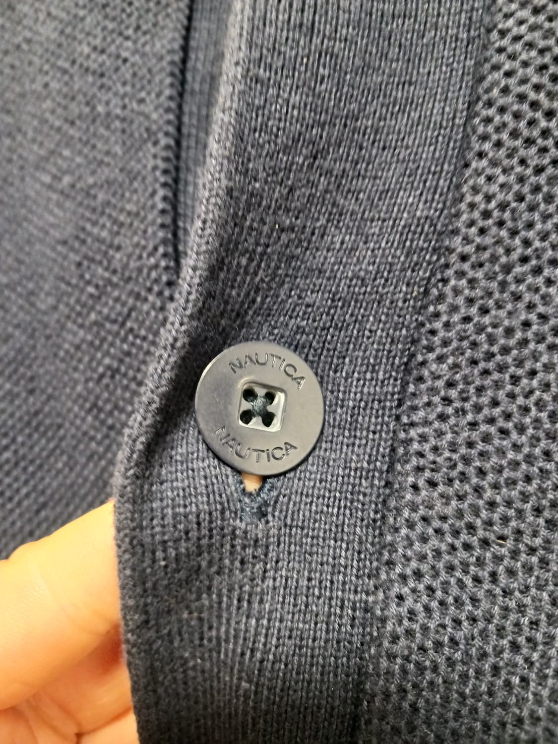 노티카 네이비 니트가디건  상품이미지5