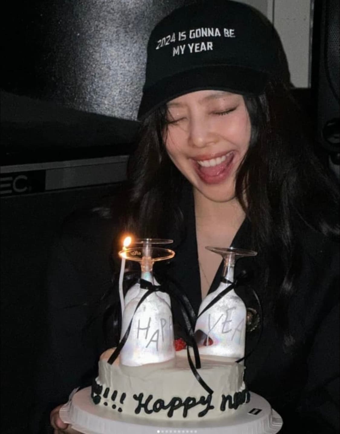 Nptsss 47브랜드 볼캡 블랙 2024 자수 제니모자 상품이미지3
