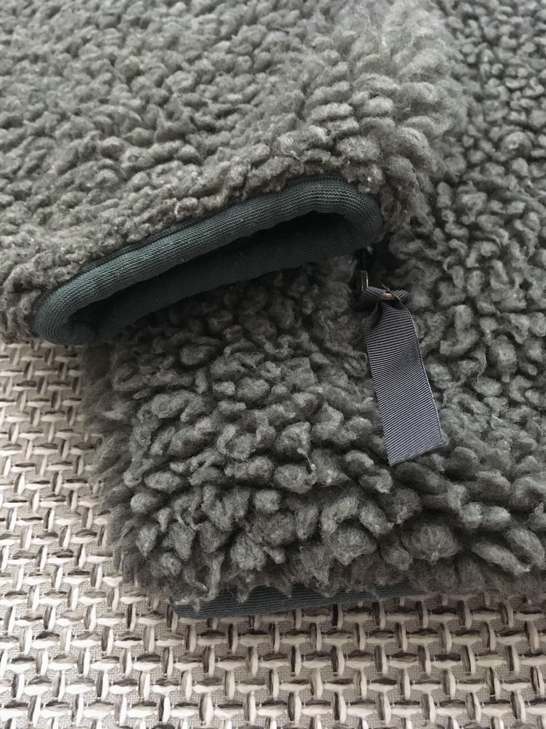 00s Asphalt grey classic retro deep pile 상품이미지7