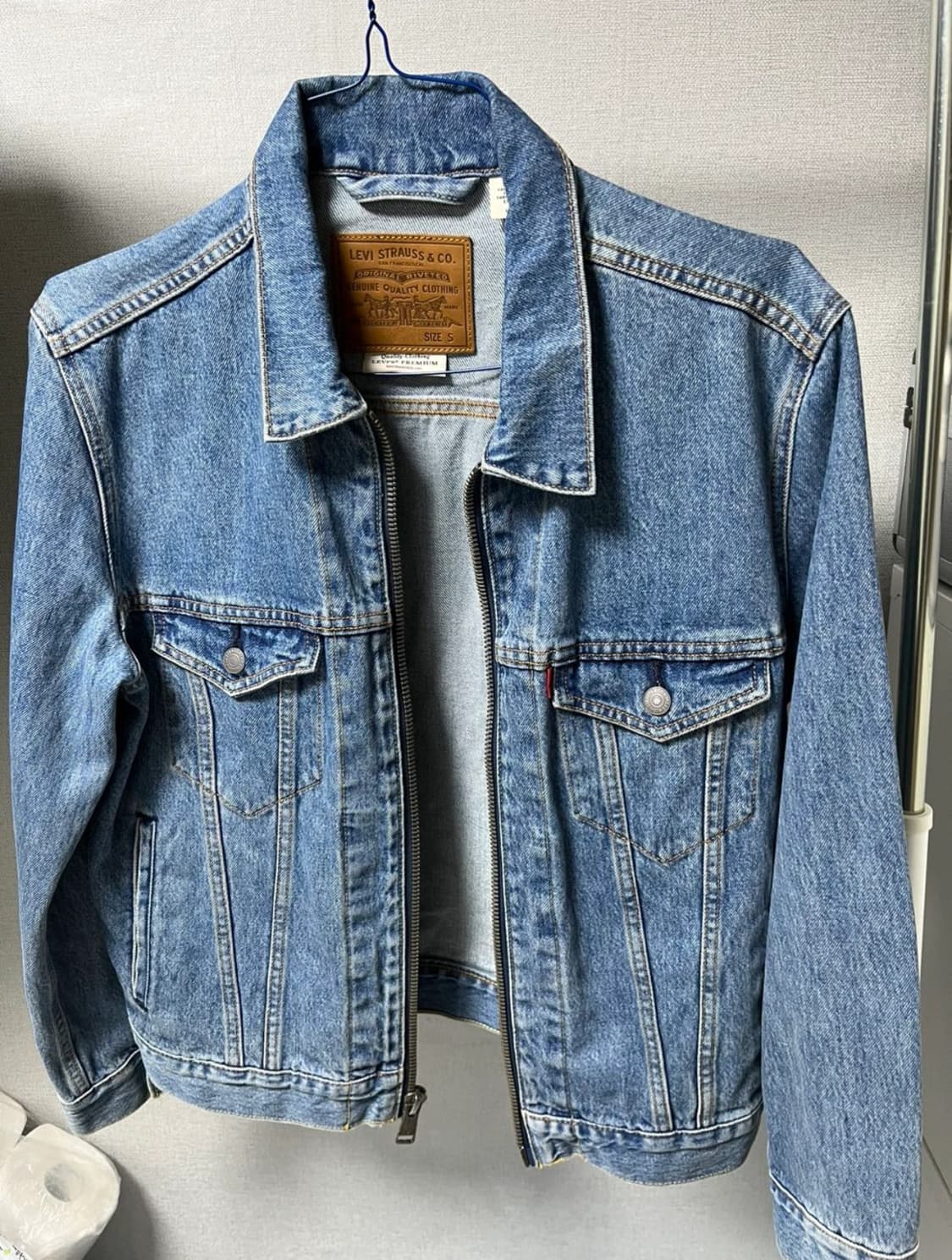 리바이스 집업 데님자켓 상품이미지1