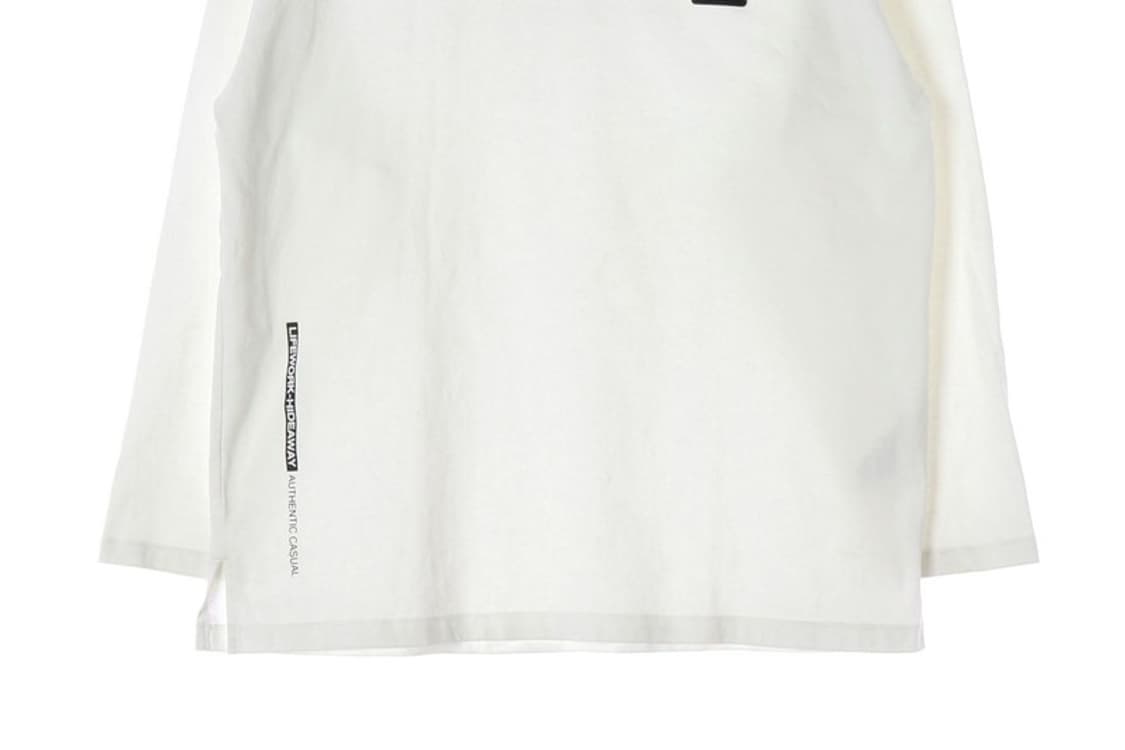 라이프워크 시그니처 라독 와펜 롱슬리브 화이트 S 상품이미지4