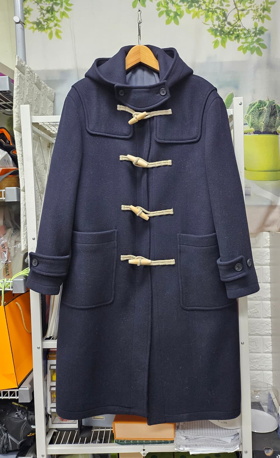 무신사 스탠다드 울 블렌드 24년 남성코트 M 오버핏 떡뽁이 XD56 상품이미지1