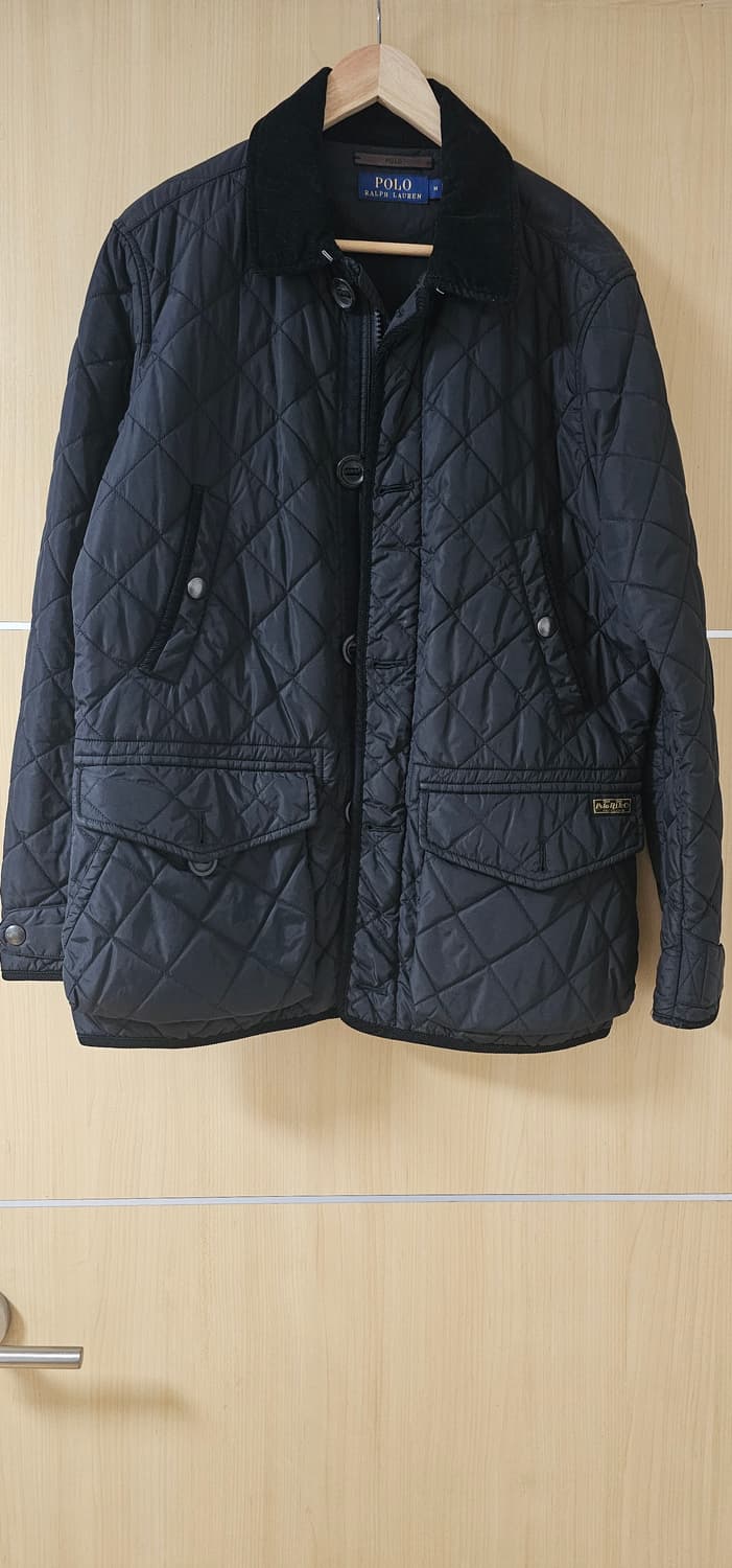 폴로 랄프로렌 퀼팅 자켓 블랙 색상 M 상품이미지1