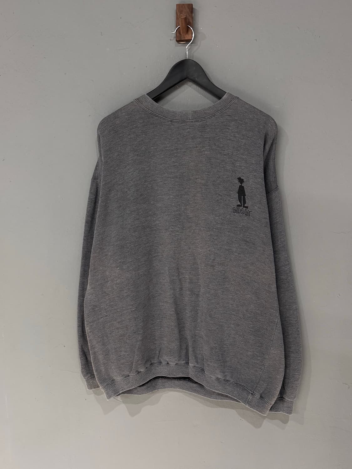 90s 올드 스투시 쉐도우맨 스웻셔츠 상품이미지3