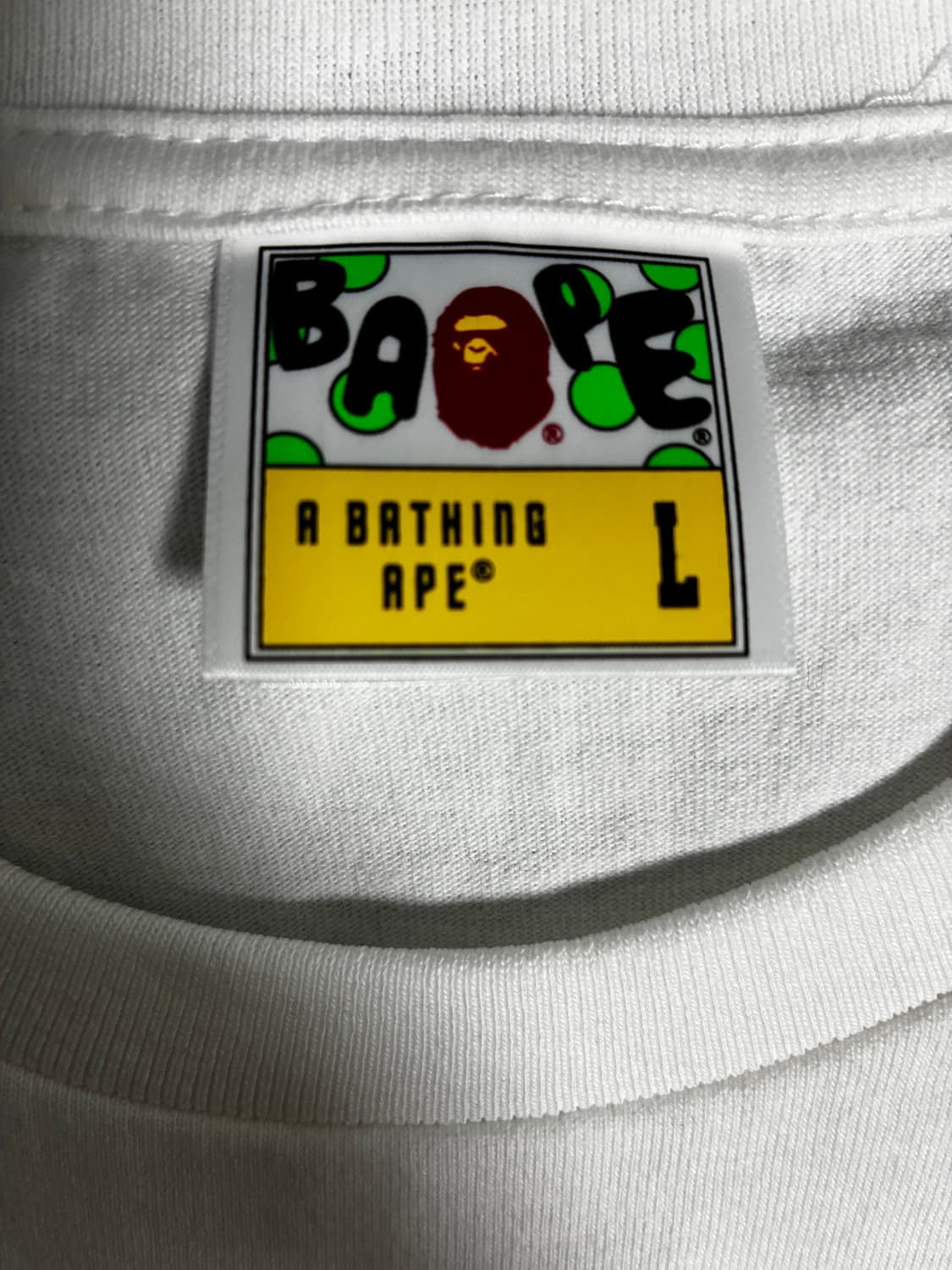 베이프 아이러브 베이프 오사카 반팔티셔츠 화이트  L 상품이미지4