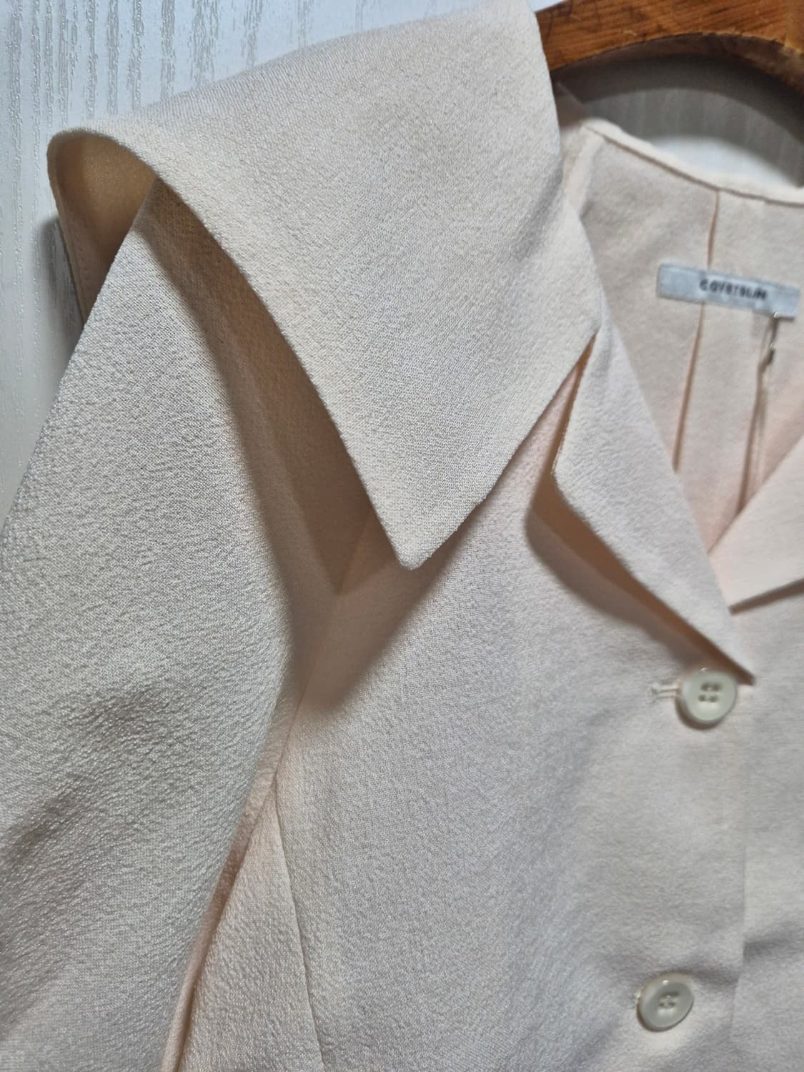 (세일)(새상품)코벳블랑 반팔 블라우스 아이보리 상품이미지3