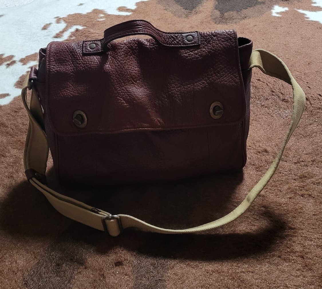 미국산 남녀공용 가죽 숄더백(31*28) 상품이미지2