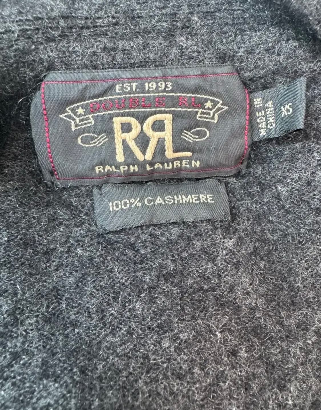 rrl 더블알엘 캐시미어 100% 가디건 xs 상품이미지5