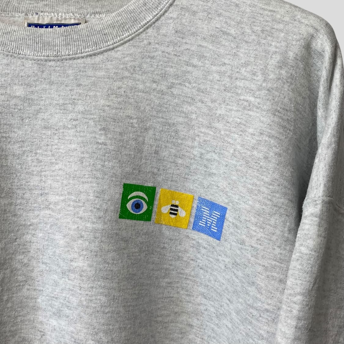 (L)90s Hanes 헤인즈 IBM 빈티지 스웨트셔츠 맨투맨 상품이미지4