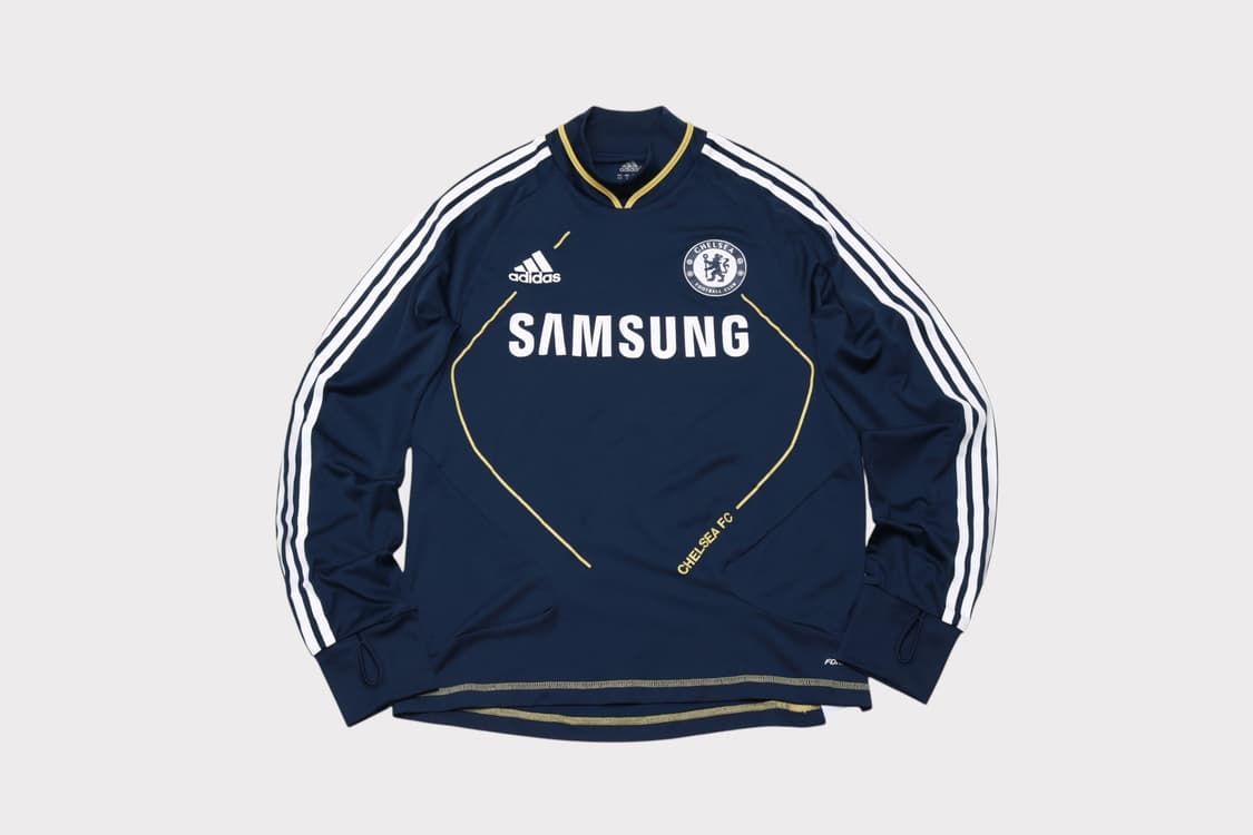[M] 아디다스 10-11 첼시 선수지급용 트레이닝탑 상품이미지1