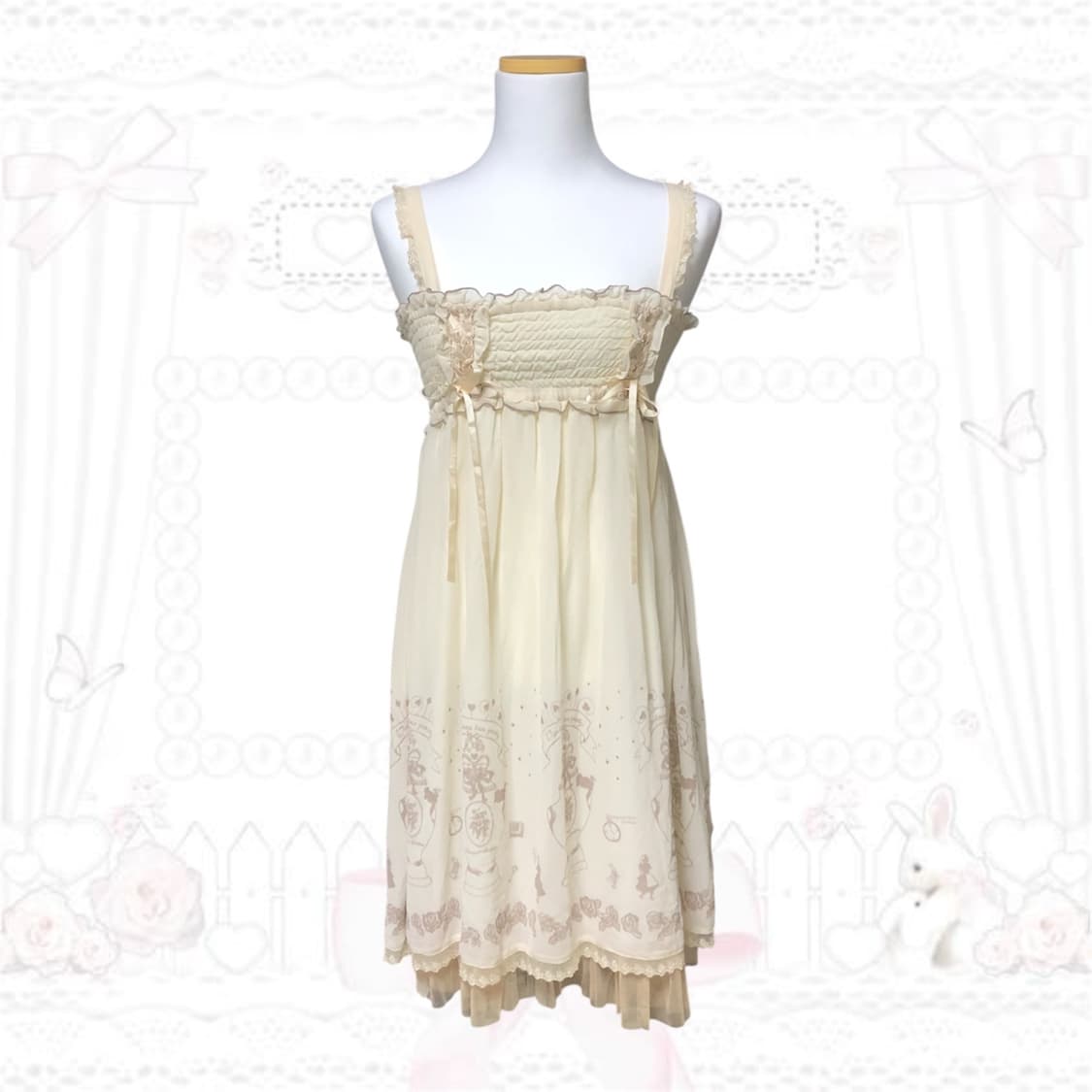 일본빈티지 라떼갸루 히메갸루 원피스 모리걸 상품이미지1