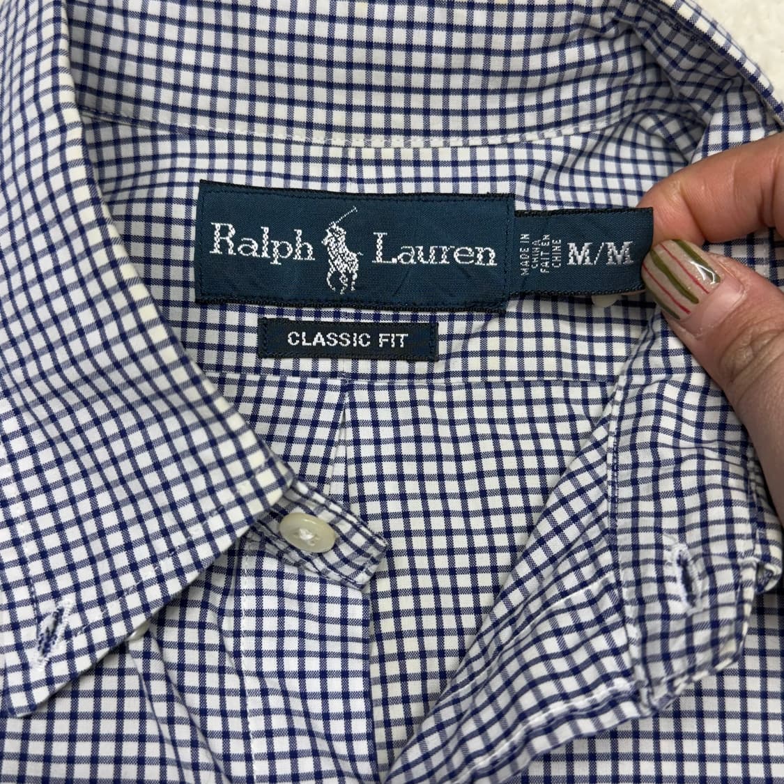 [M] 랄프로렌 클래식핏 체크셔츠 상품이미지5