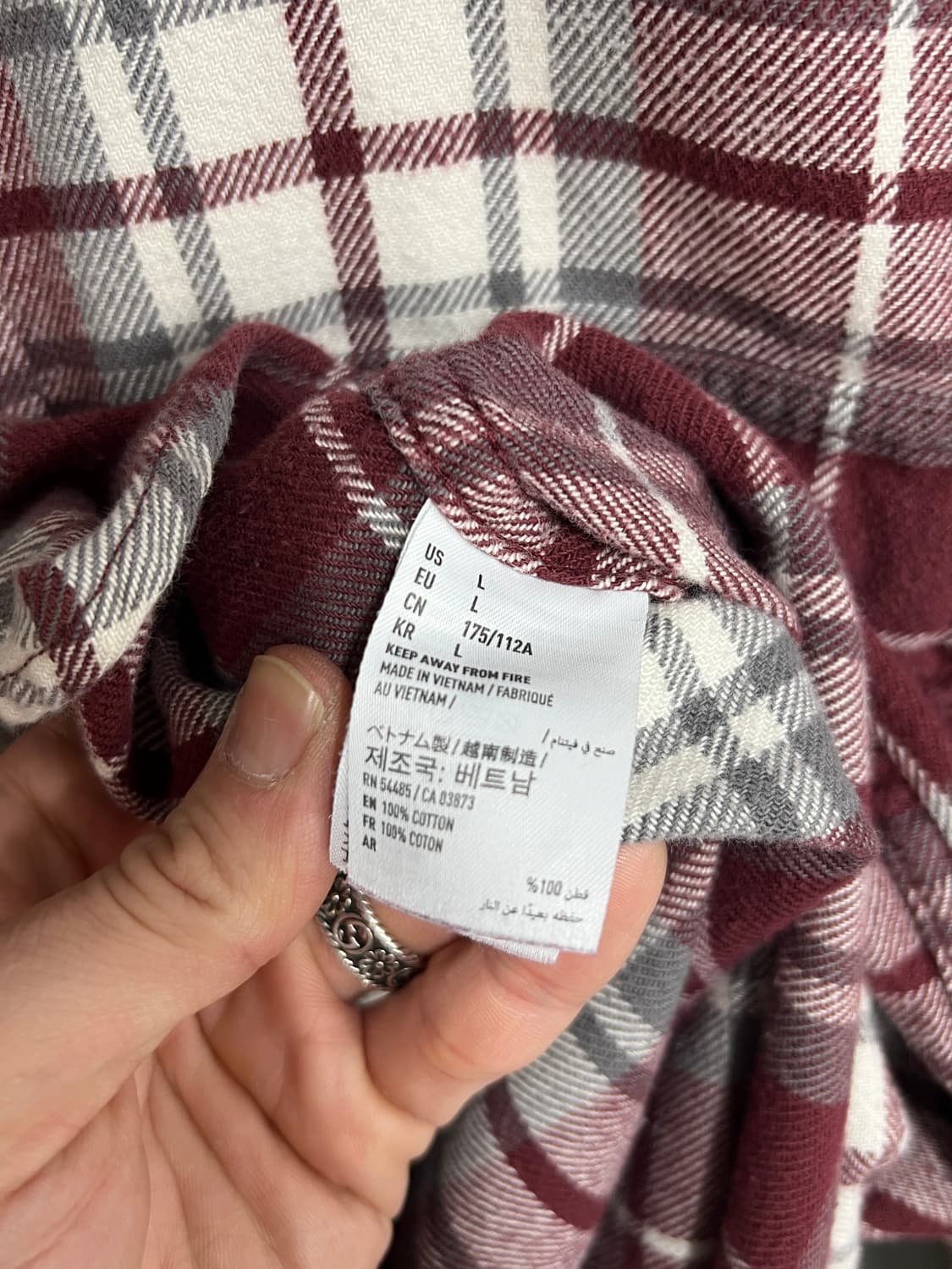 American Eagle 플란넬 체크 셔츠 상품이미지6