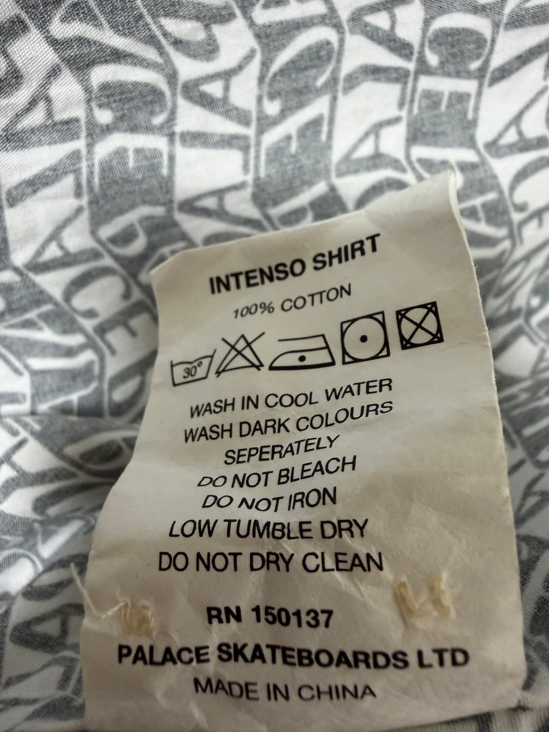 팔라스(PALACE) 인텐소 셔츠 L 상품이미지5