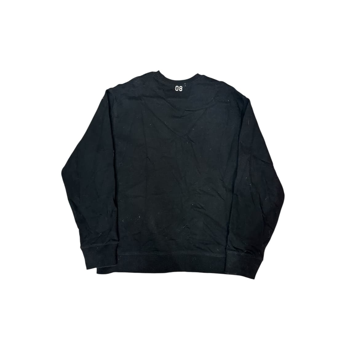 커버낫 C 로고 블랙 오버핏 맨투맨 XL 상품이미지6