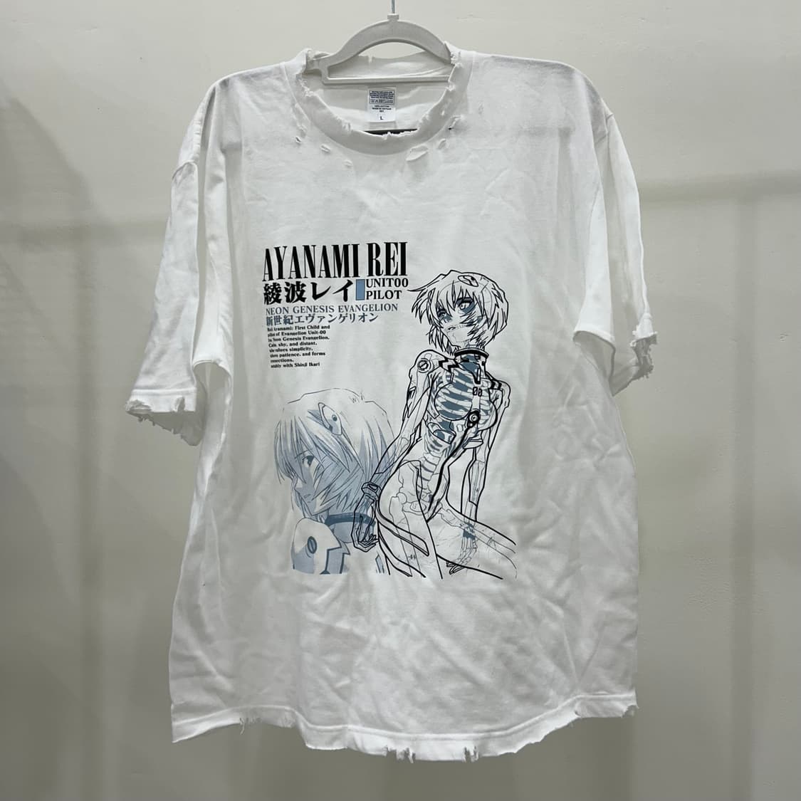 에반게리온 레이 디스트로이드 반팔 상품이미지2